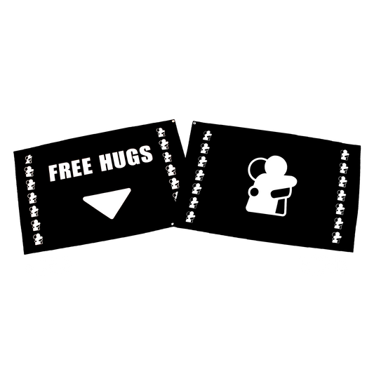 CFO FREE HUGS & HUGMAN FLAG
